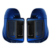 HR3 Superior Blue Vented Lower Fairing Kit For Harley Touring Models 2014-2023 (Fits water-cooled models)